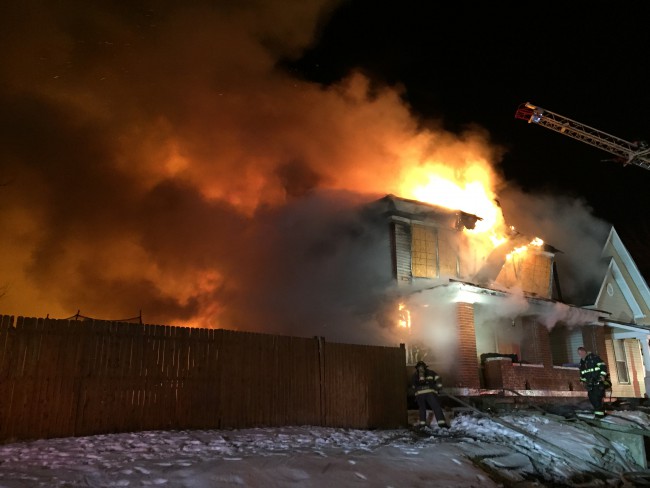 Fire crews battle triple house fire - Indianapolis News | Indiana ...