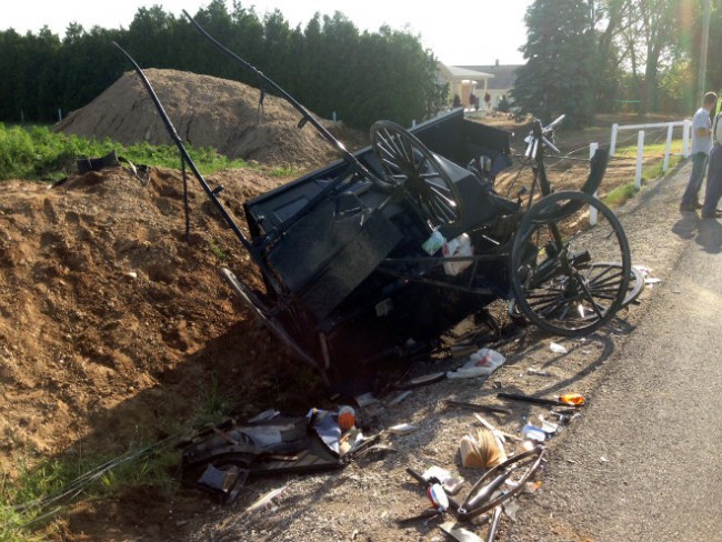 Amish family escapes serious injuries after buggy rear ended ...