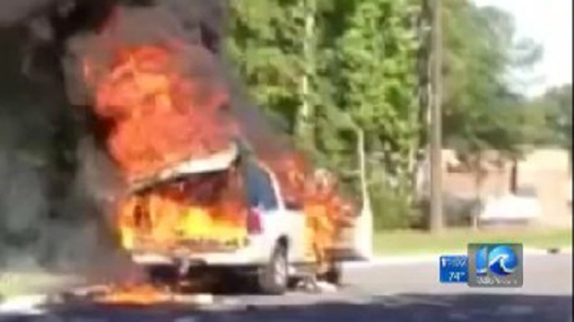 Virginia deputy rescues dog from burning car - Indianapolis News ...