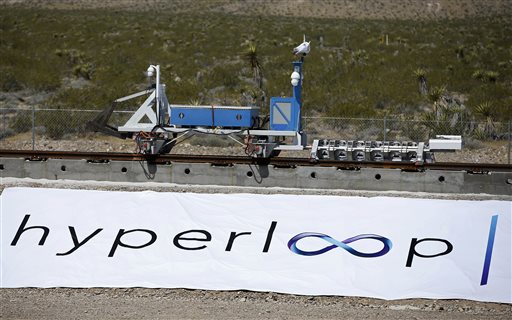 Hyperloop One shows off super-speed propulsion technology ...