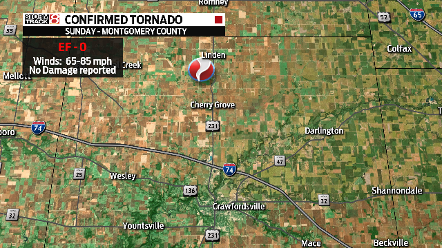 NWS confirms tornado touchdown on Sunday in Montgomery County ...