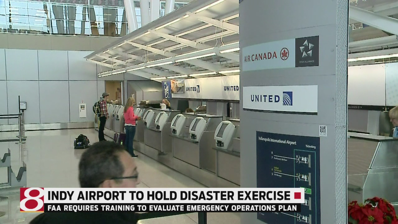 Mock disaster drill involves hundreds at Indy Airport - Indianapolis ...