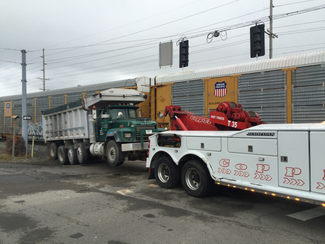 Train collides with dump truck in Taylorsville - Indianapolis News ...