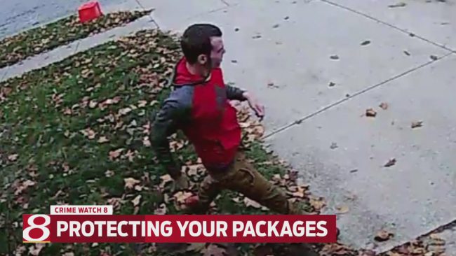 Man caught on camera taking package off front porch - Indianapolis News ...