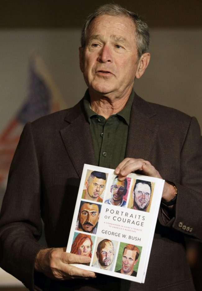 Bush promotes new book, reflects on painting and the press ...