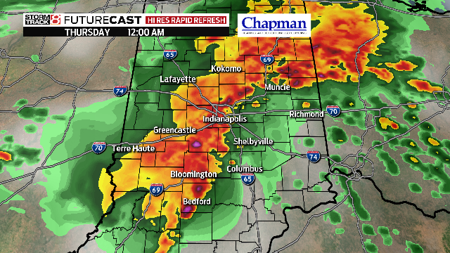 Strong Storms Possible Today - Indianapolis News | Indiana Weather ...