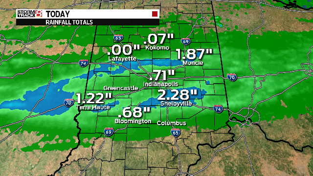More rain expected to close out the work week - Indianapolis News ...