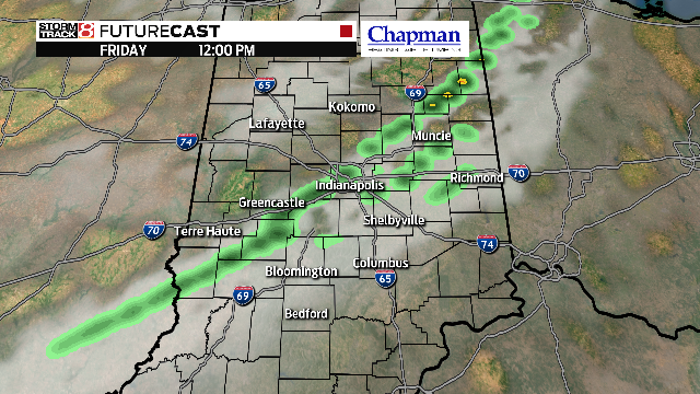 More rain this evening and Friday - Indianapolis News | Indiana Weather ...