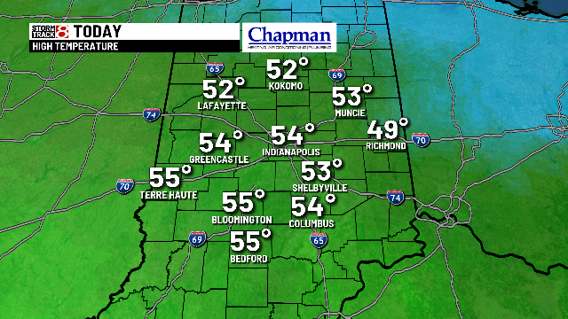 Rainy, windy and warmer day - Indianapolis News | Indiana Weather ...