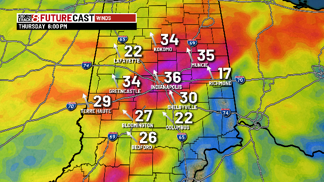 Rainy, windy and warmer day - Indianapolis News | Indiana Weather ...