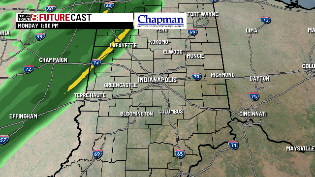 A cloudy, rainy and windy start to the work week - Indianapolis News ...