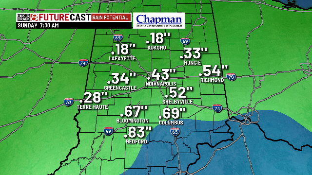 Quiet end to the week with storms Saturday - Indianapolis News ...