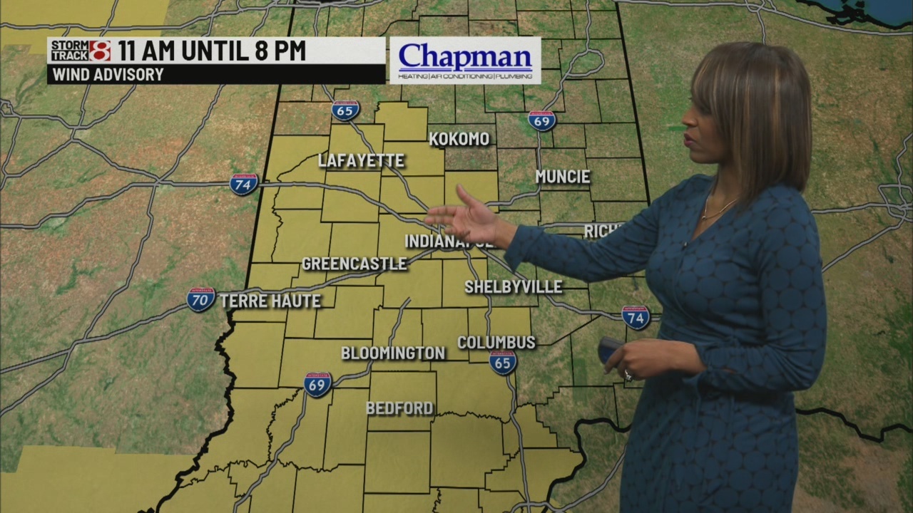 Warmer Thursday with storms late - Indianapolis News | Indiana Weather ...