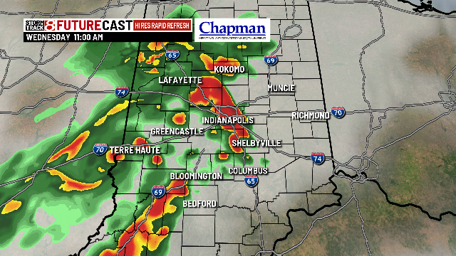 More storm chances today - Indianapolis News | Indiana Weather ...