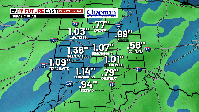More storm chances today - Indianapolis News | Indiana Weather ...
