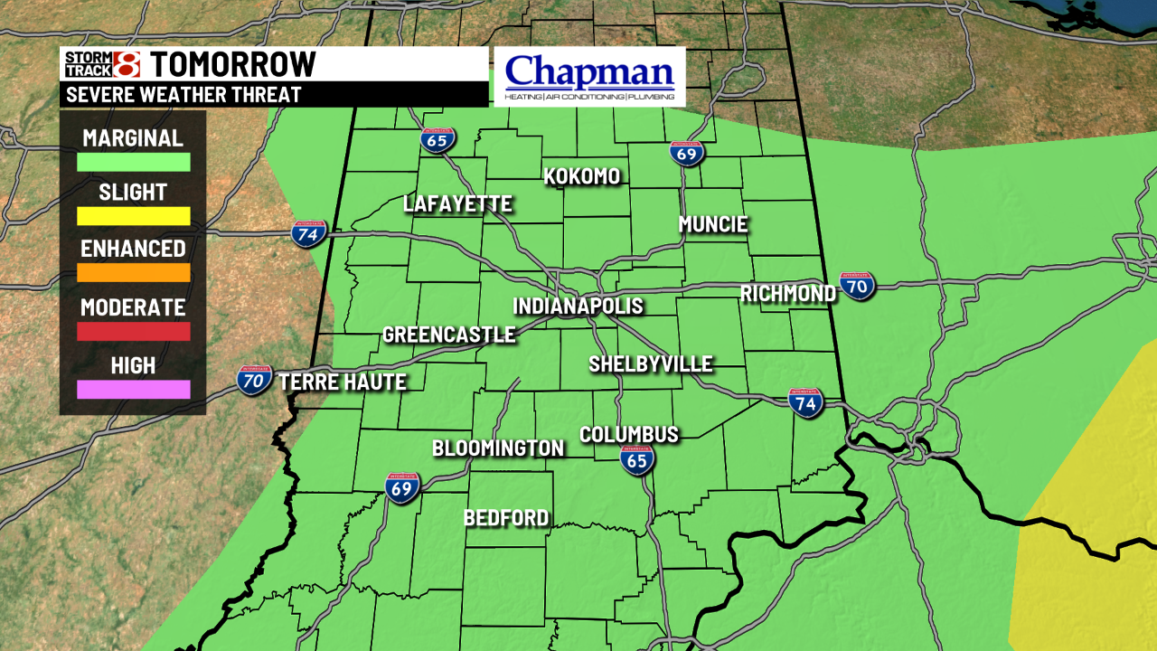 Rain and storms overnight, quiet weather Friday - Indianapolis News ...