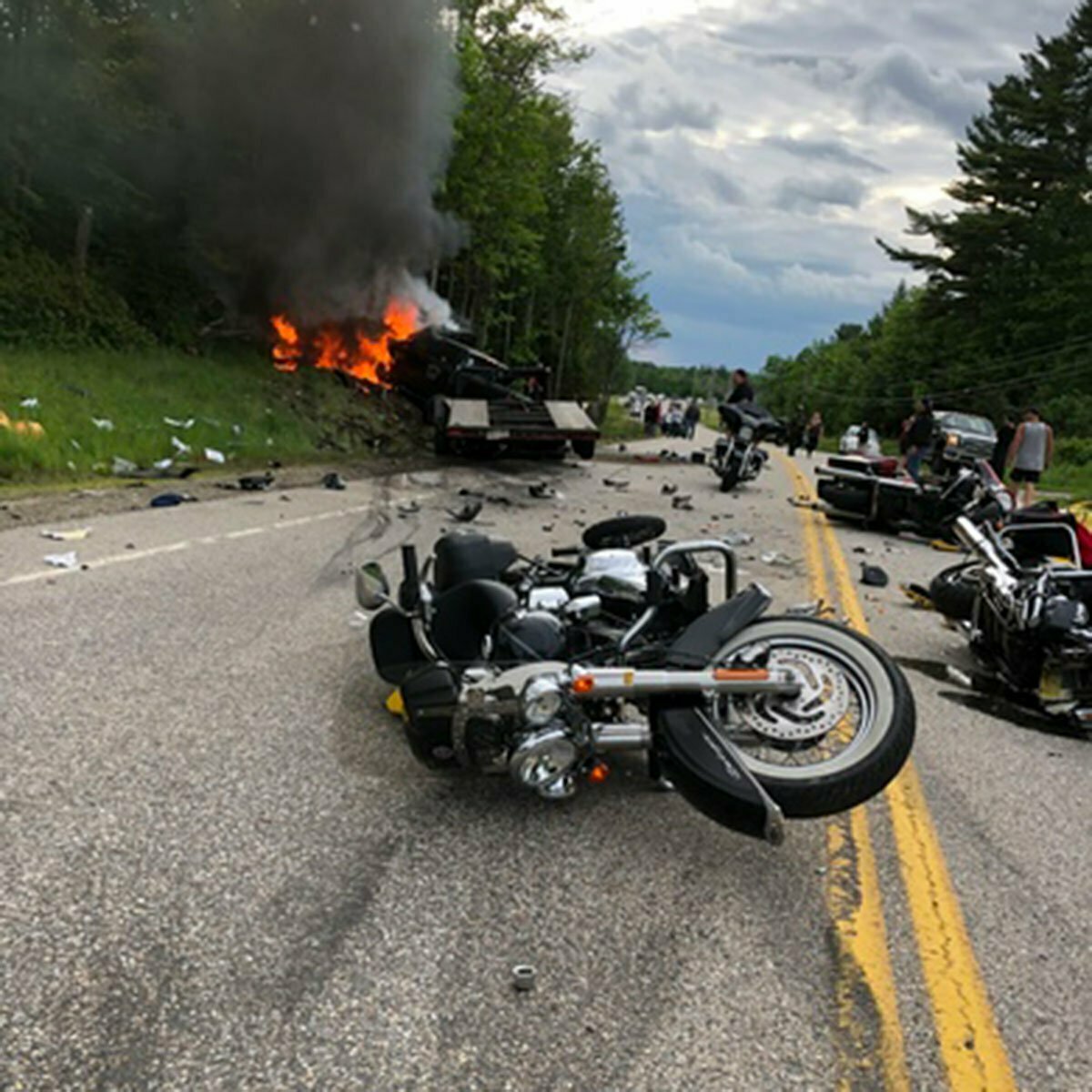 Truck driver charged with 7 homicides in N.H. motorcycle crash ...