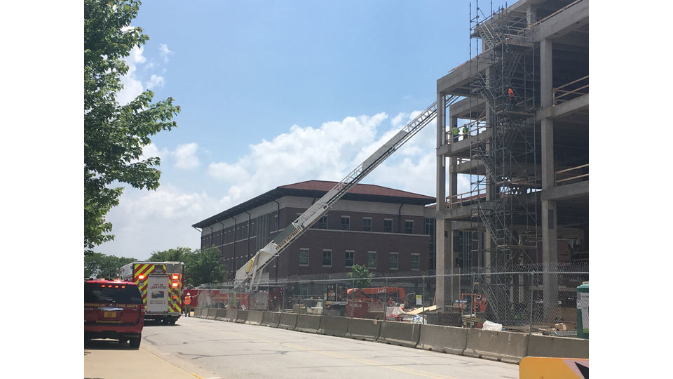 Purdue High Rise High-rise rescue made at Purdue construction site - Indianapolis News ...