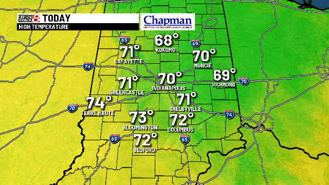 Cool start to the week - Indianapolis News | Indiana Weather | Indiana ...