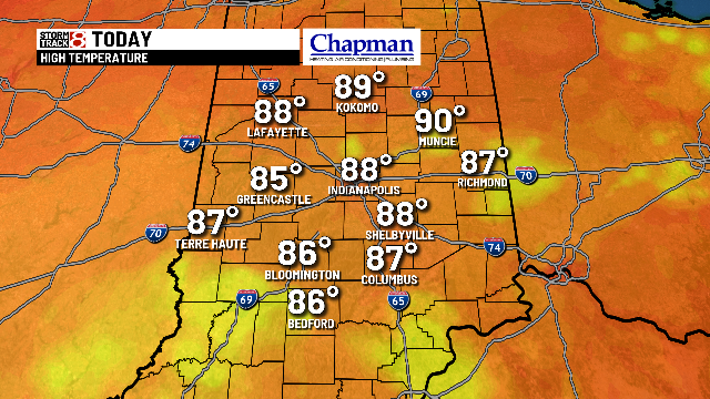 More summer heat with a few storms - Indianapolis News | Indiana ...