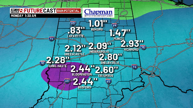 Heavy rain and storms this weekend - Indianapolis News | Indiana ...