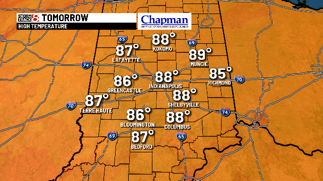 Tracking the return of heat and humidity - Indianapolis News | Indiana ...