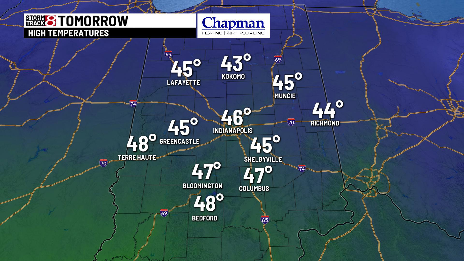 Sunny and warmer Sunday - Indianapolis News | Indiana Weather | Indiana ...