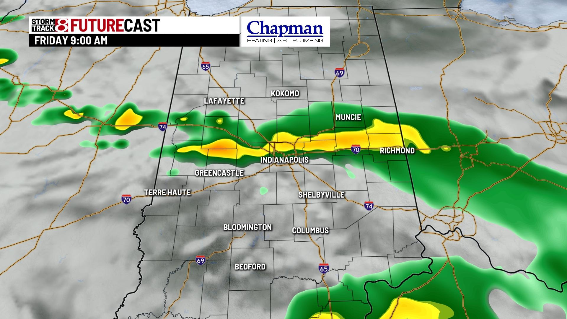 Strong storms Friday and Saturday - Indianapolis News | Indiana Weather ...