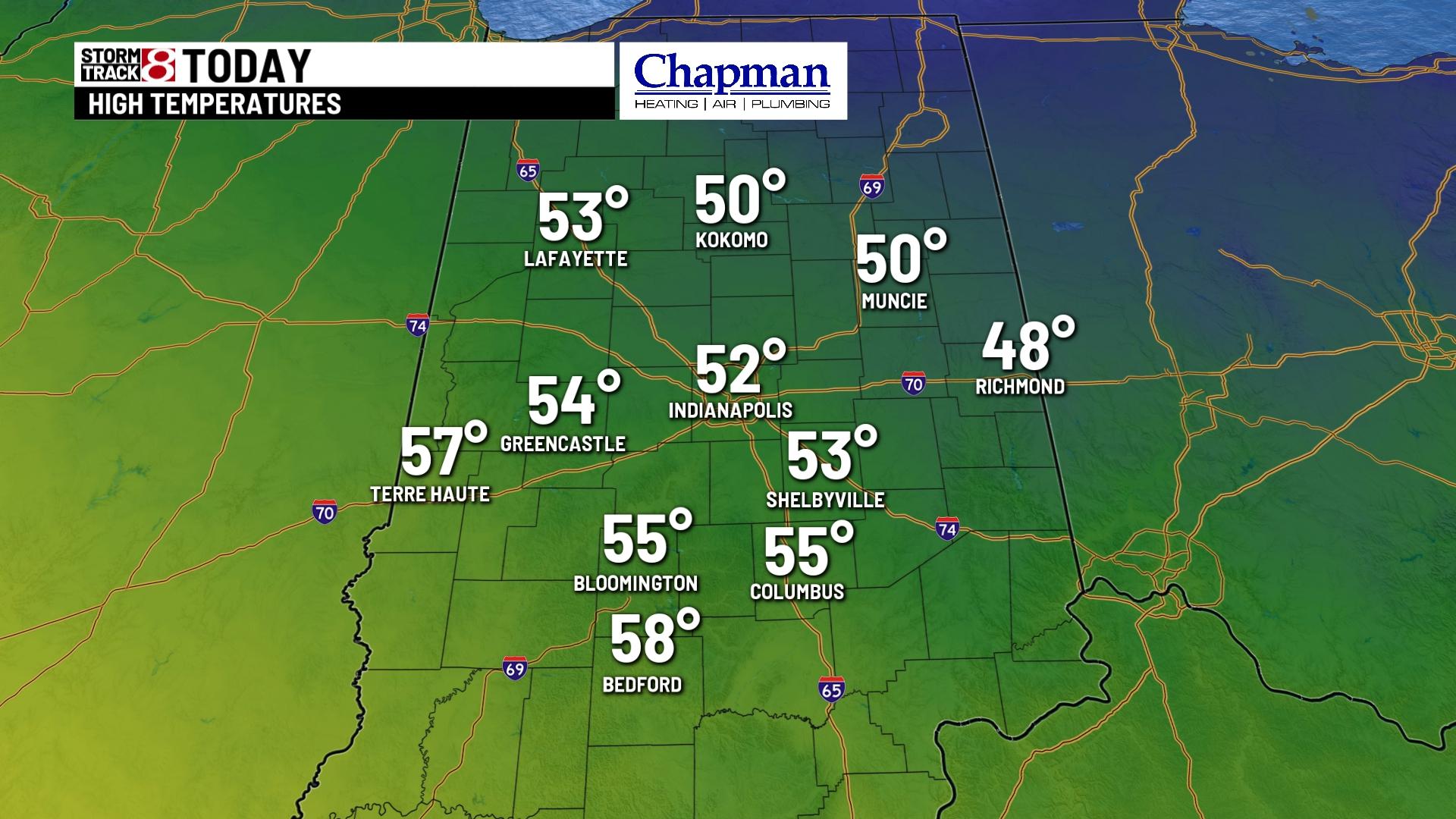 Cool and breezy day - Indianapolis News | Indiana Weather | Indiana ...