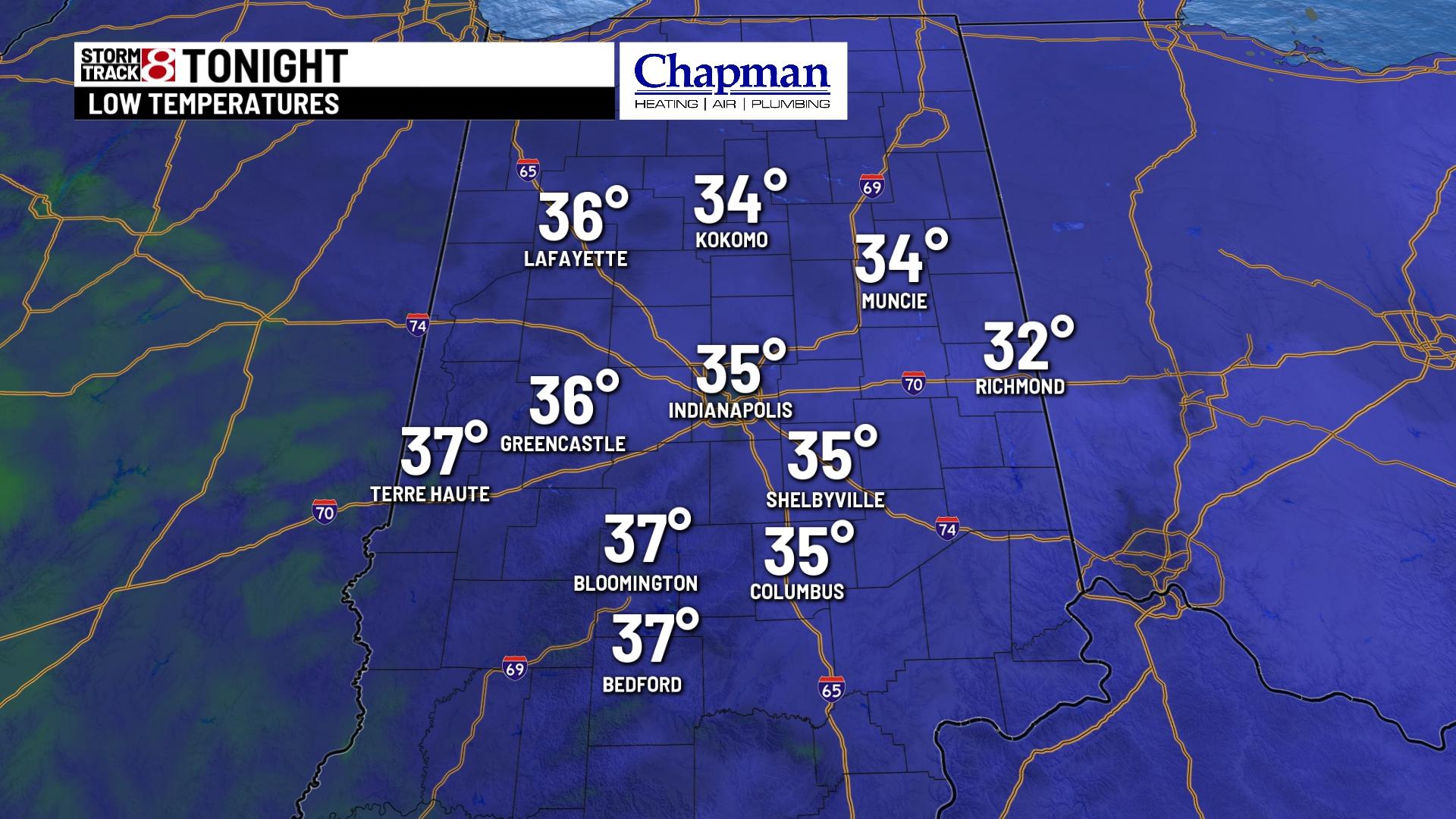 Cool and breezy day - Indianapolis News | Indiana Weather | Indiana ...