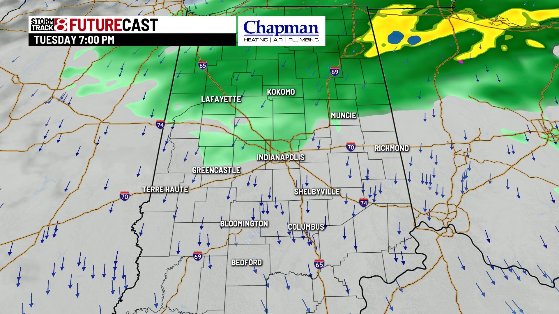 Rain chances and cooler temperatures ahead - Indianapolis News ...