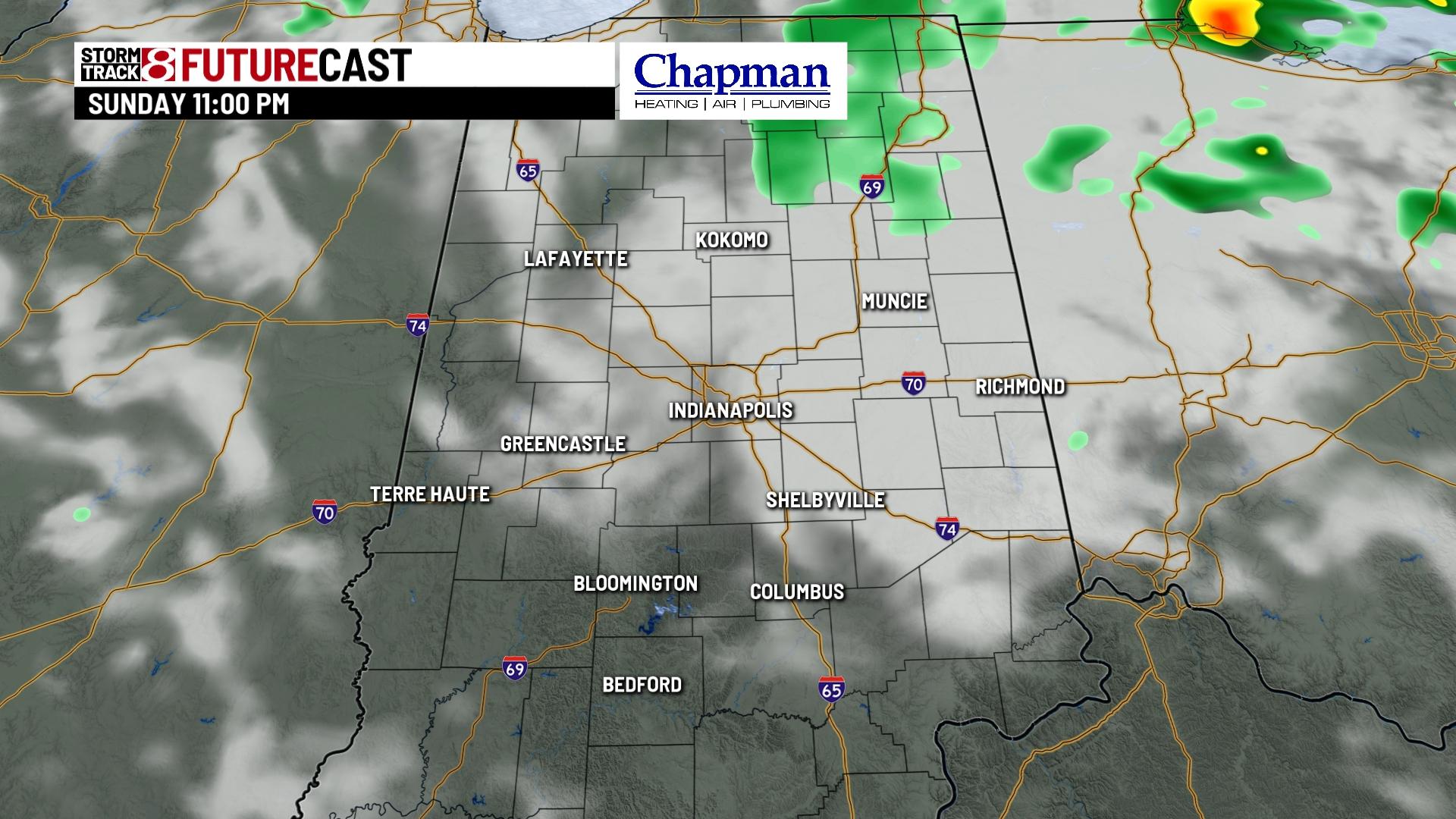 Cloudy and cool start to the workweek - Indianapolis News | Indiana ...