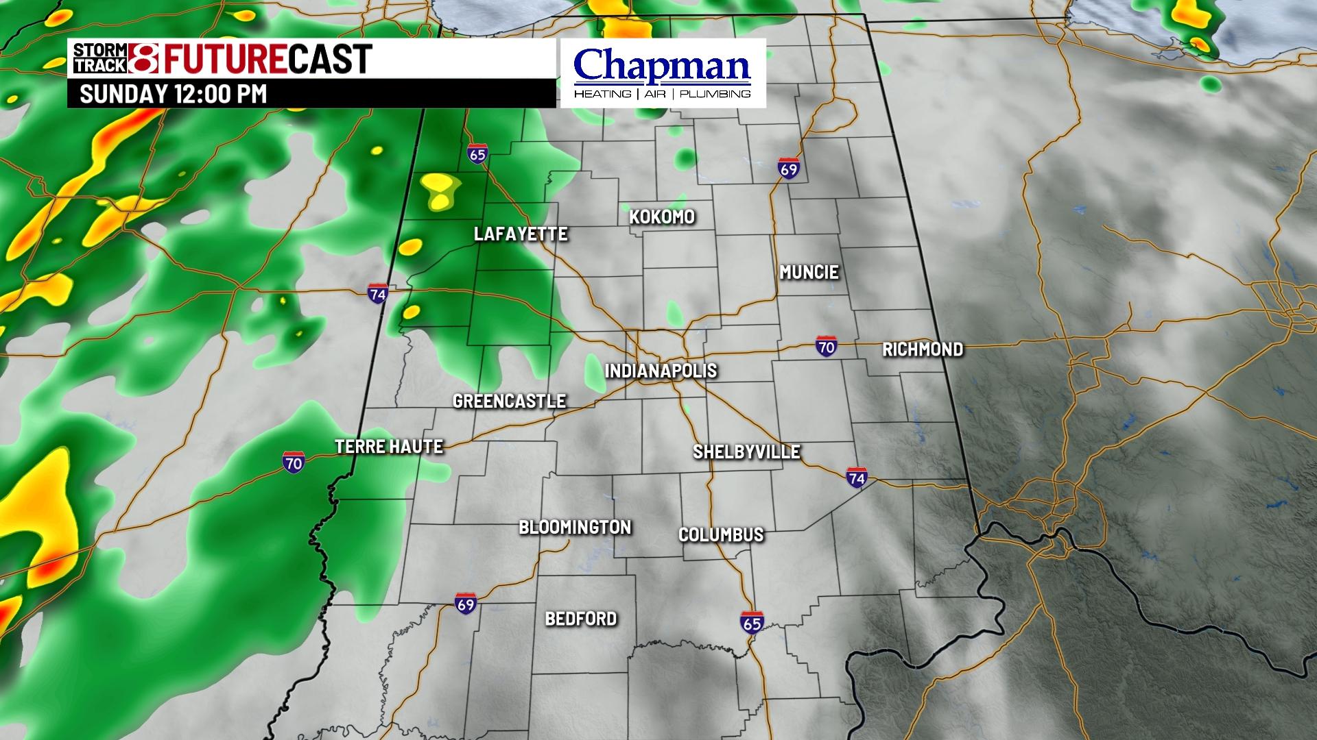 Sunday storms possible - Indianapolis News | Indiana Weather | Indiana ...