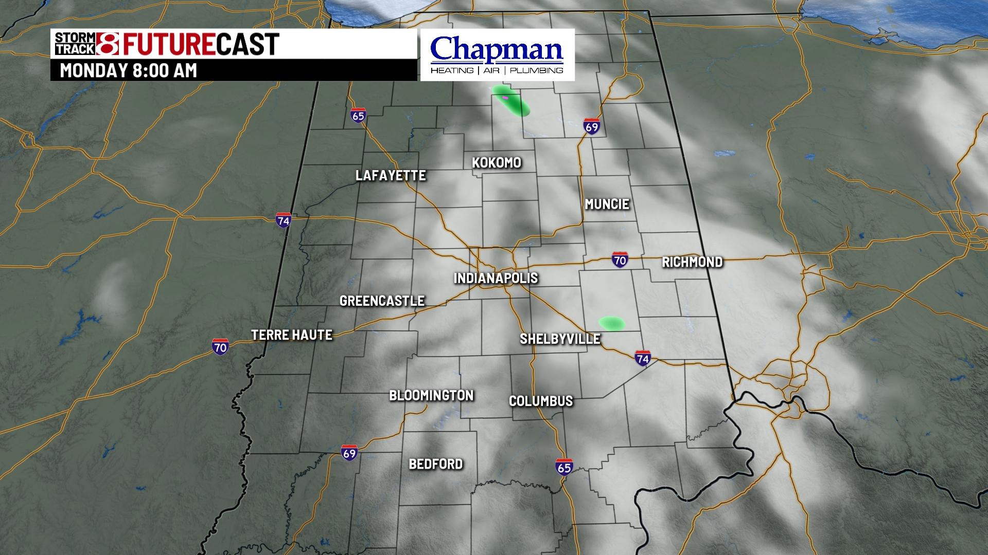 Cloudy and cool start to the workweek - Indianapolis News | Indiana ...