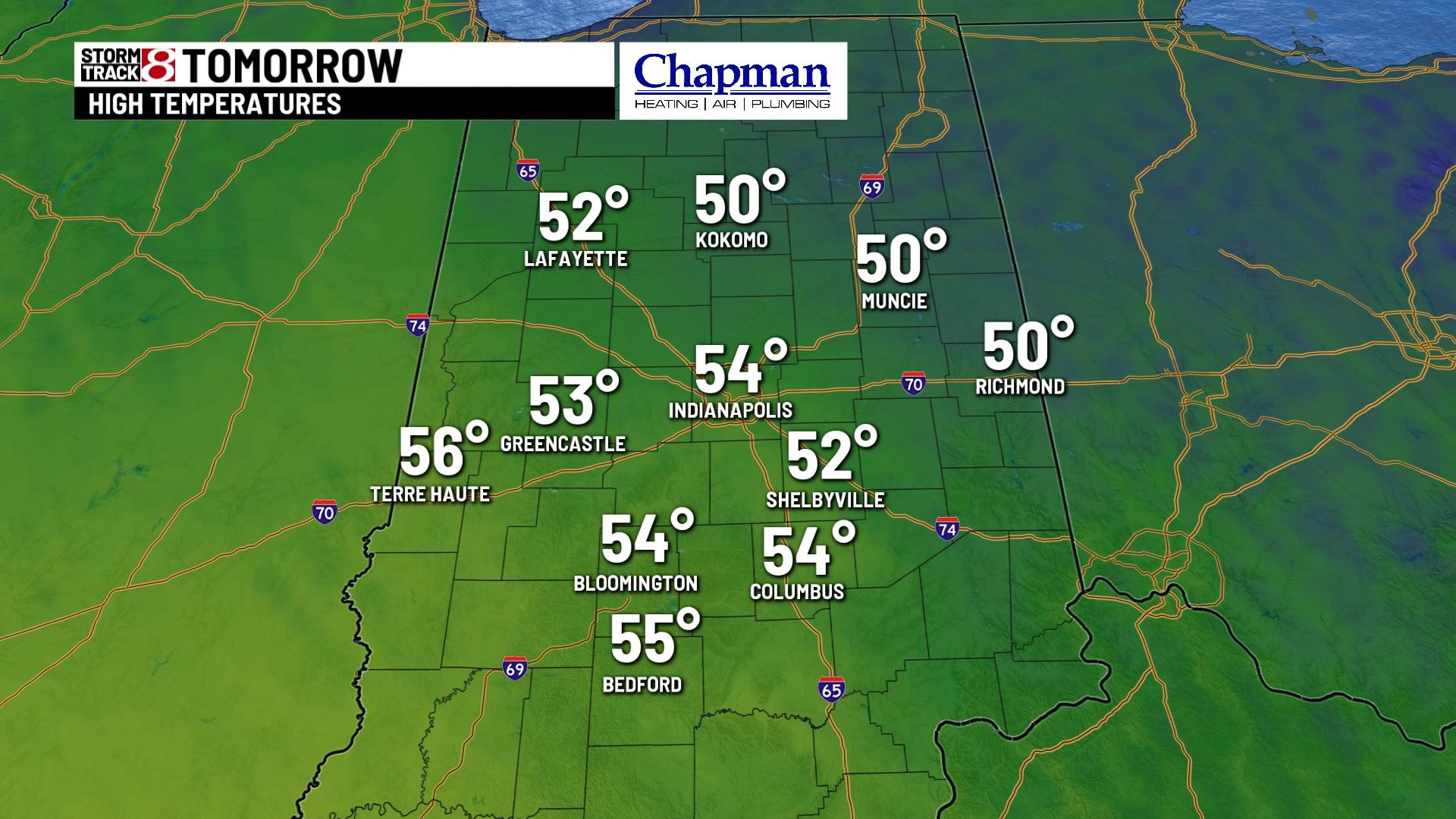 Cloudy and cool start to the workweek - Indianapolis News | Indiana ...