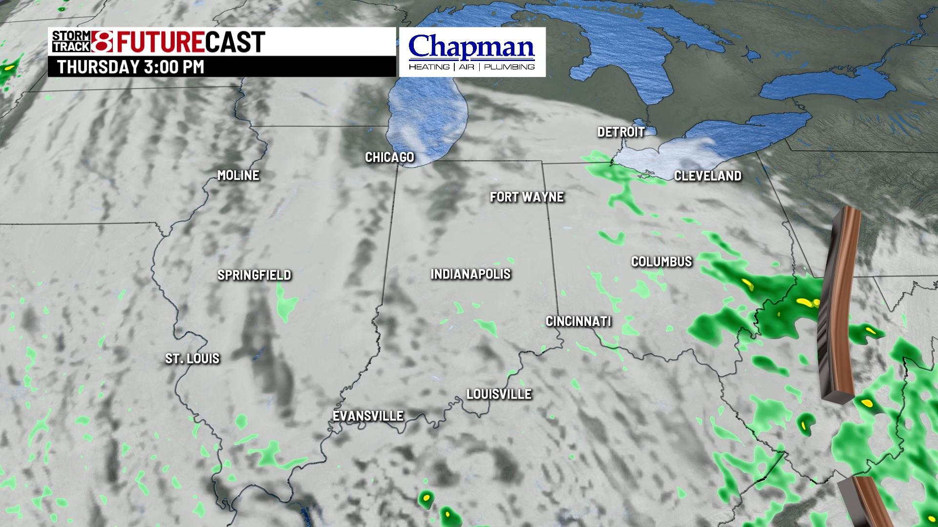 Cloudy Thursday afternoon with highs in the upper 60s - Indianapolis ...