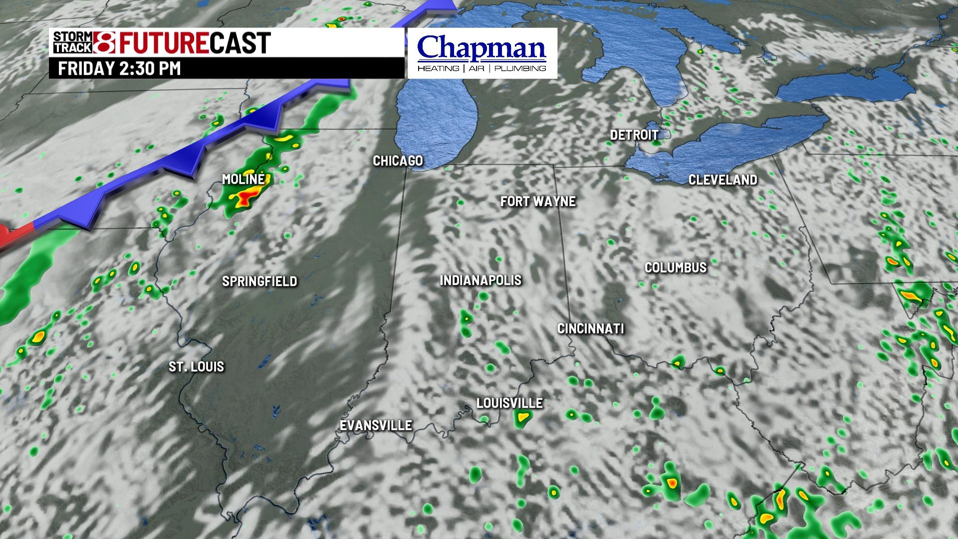 Hot weekend with rain returning Sunday - Indianapolis News | Indiana ...
