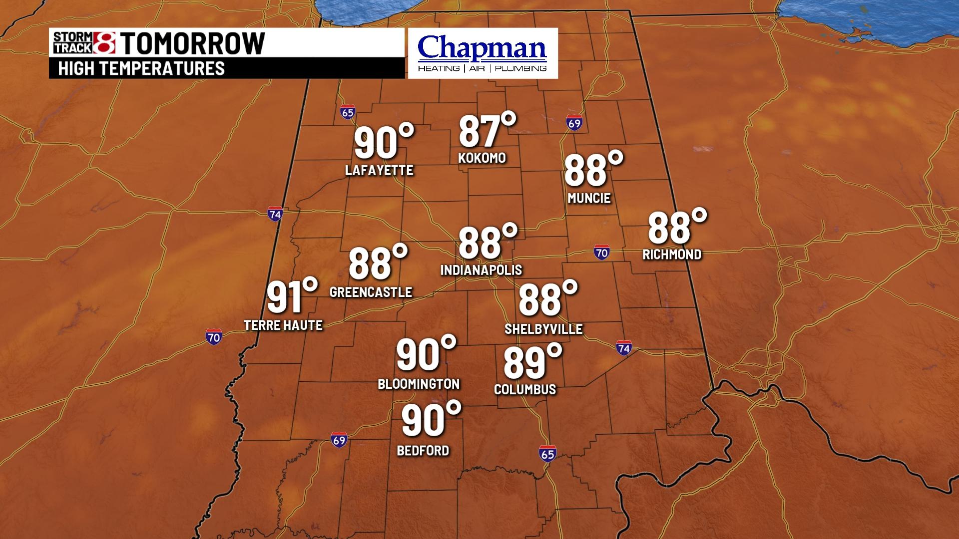 Heat and humidity settle in! - Indianapolis News | Indiana Weather ...