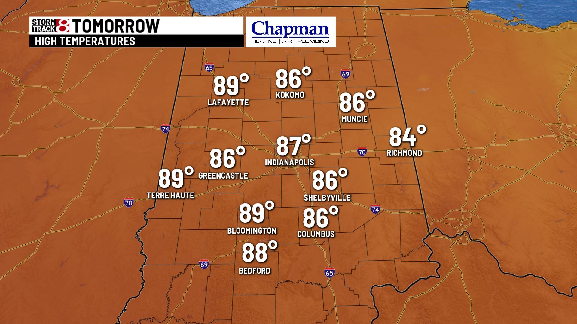 Summer heat and humidity to return by midweek - Indianapolis News ...