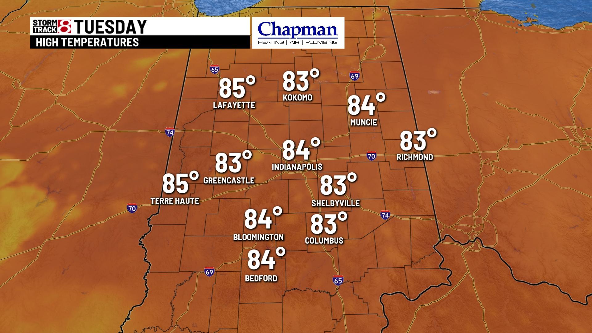 High humidity and rain returns this week - Indianapolis News | Indiana ...