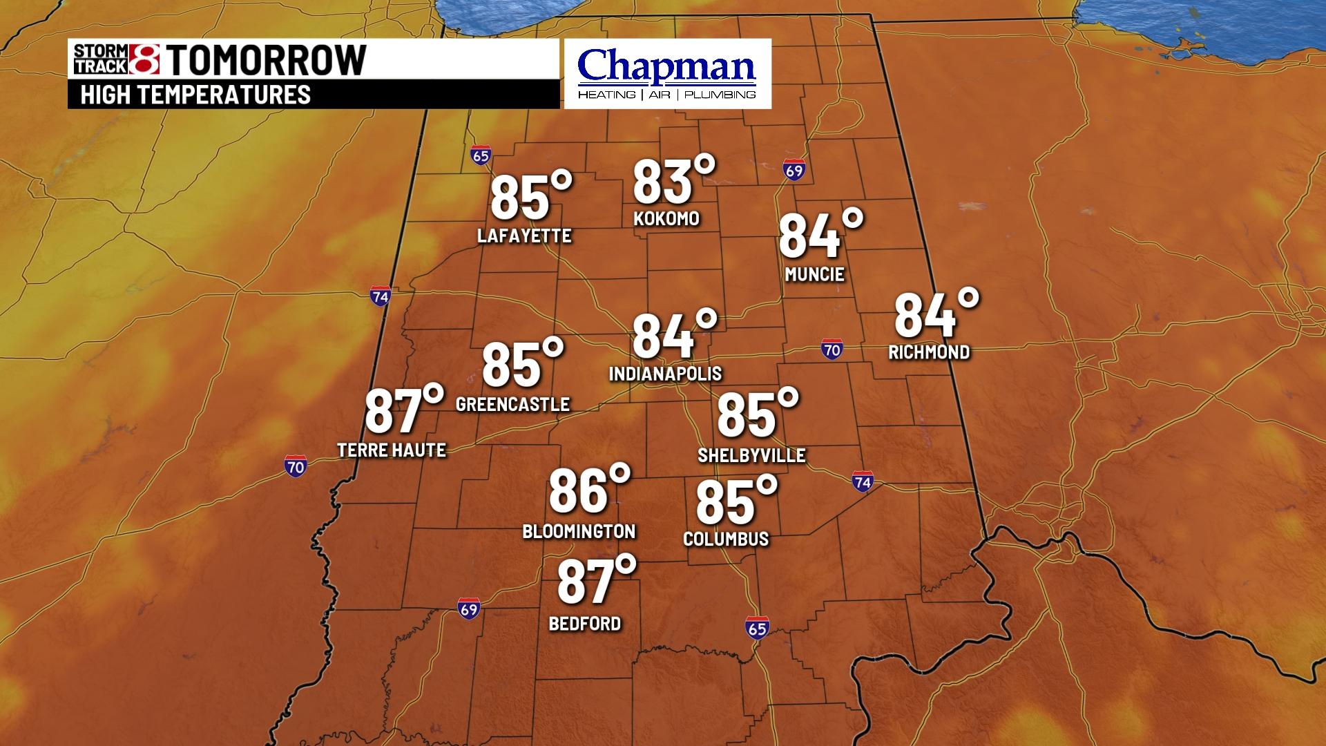 Storm chances this weekend - Indianapolis News | Indiana Weather ...