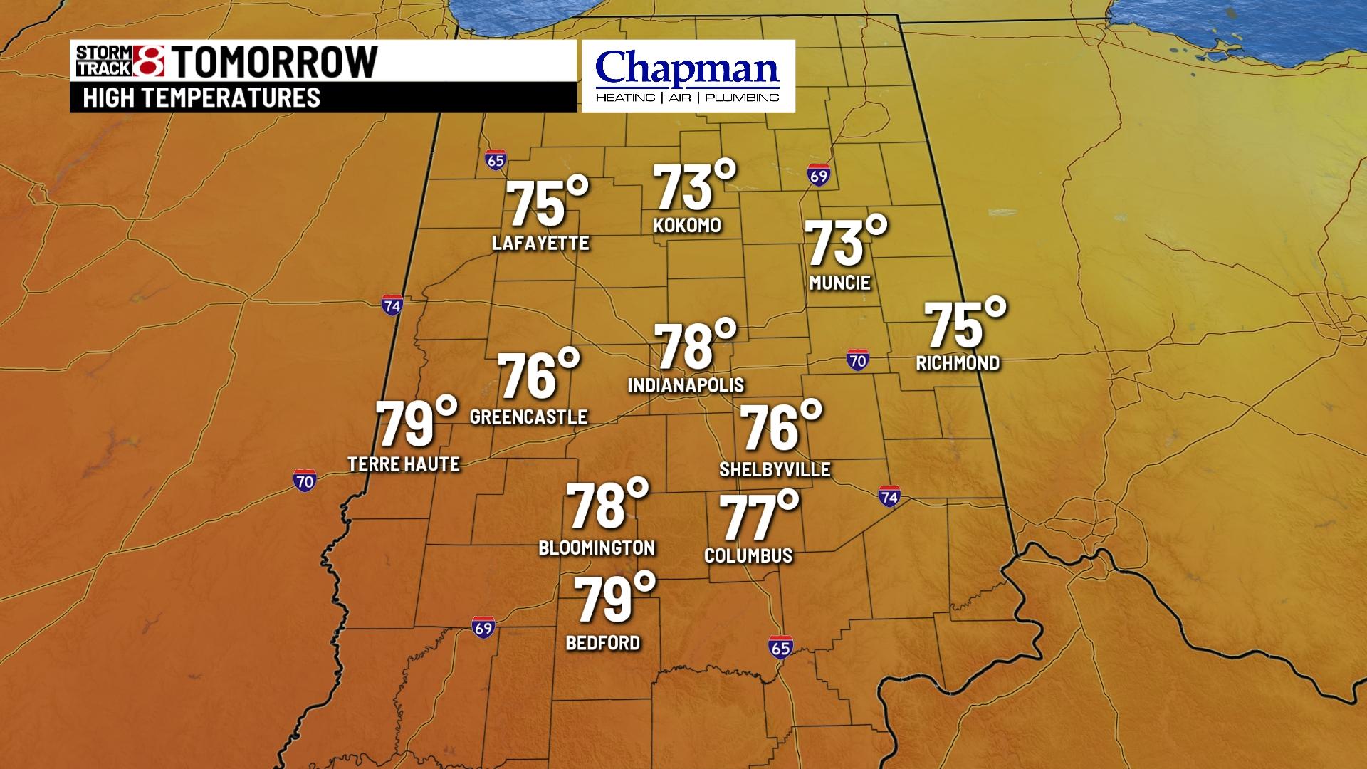 Sunny and pleasant stretch - Indianapolis News | Indiana Weather ...