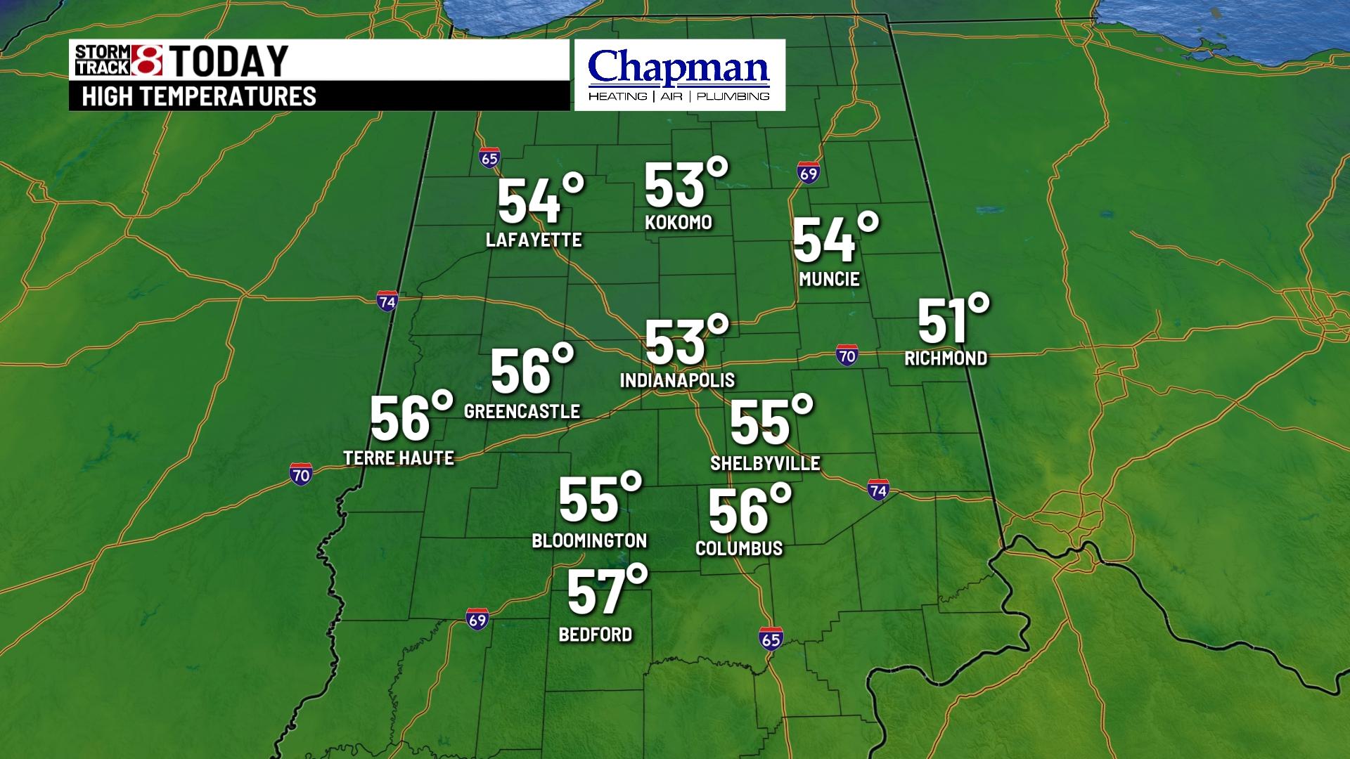 Windy and warm Wednesday - Indianapolis News | Indiana Weather ...