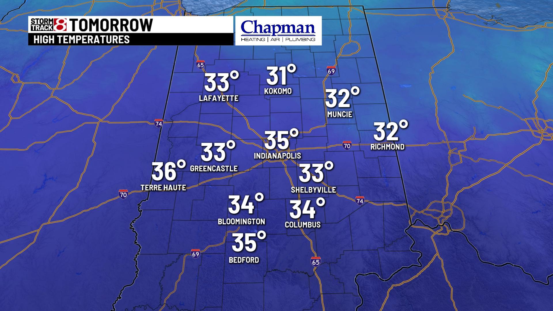 Windy and warmer Sunday - Indianapolis News | Indiana Weather | Indiana ...