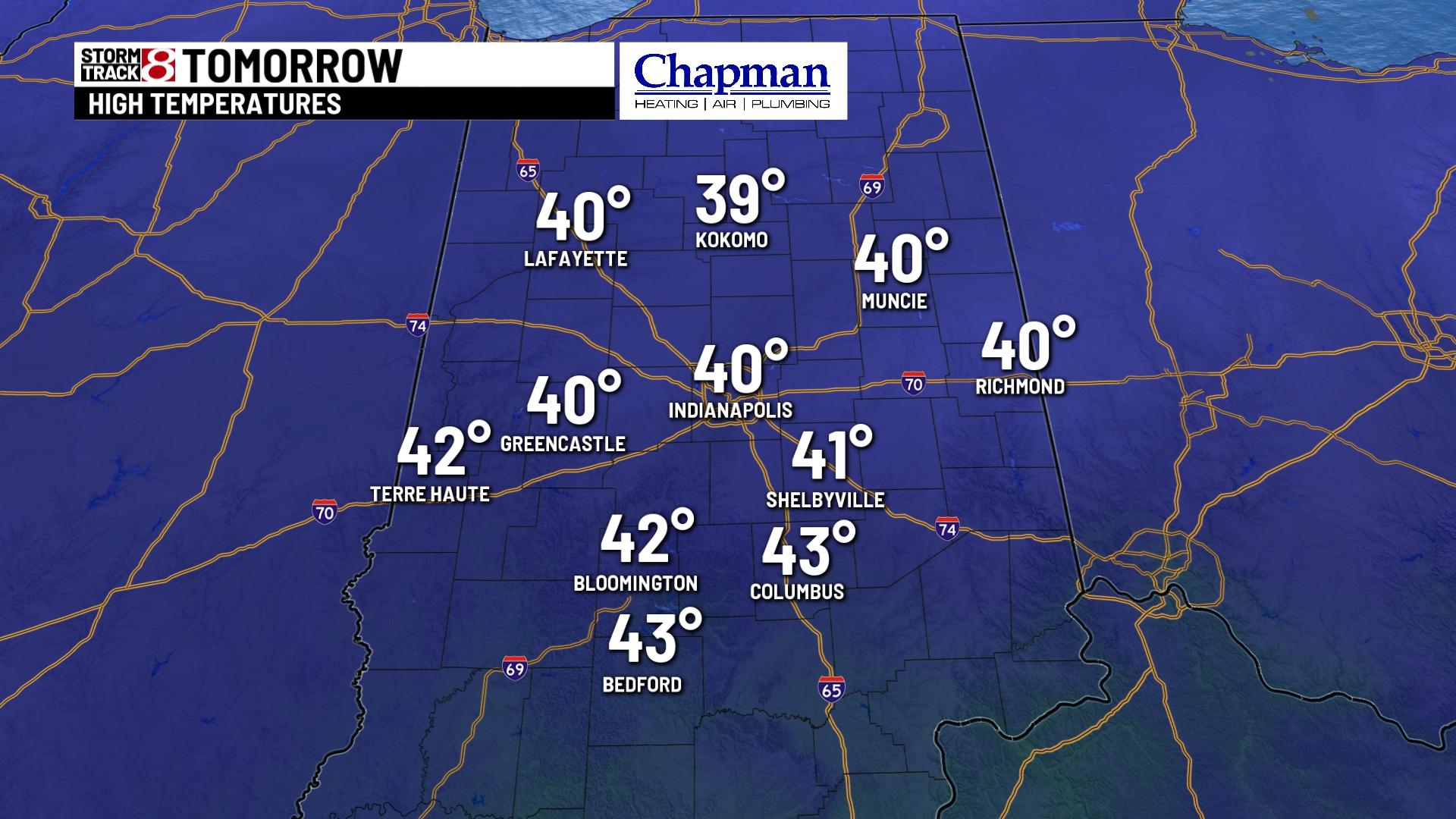 Cloudy and cool weekend - Indianapolis News | Indiana Weather | Indiana ...