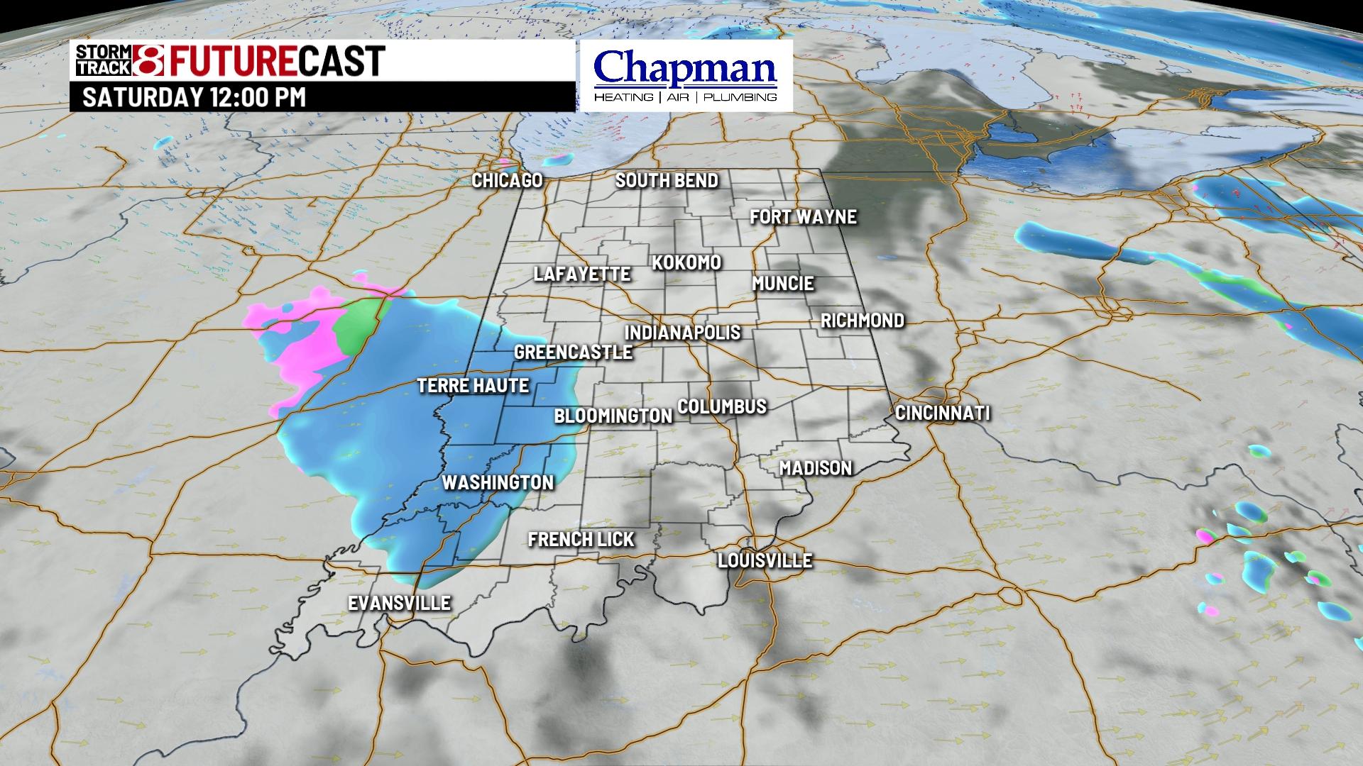 Snow showers continue this weekend - Indianapolis News | Indiana ...