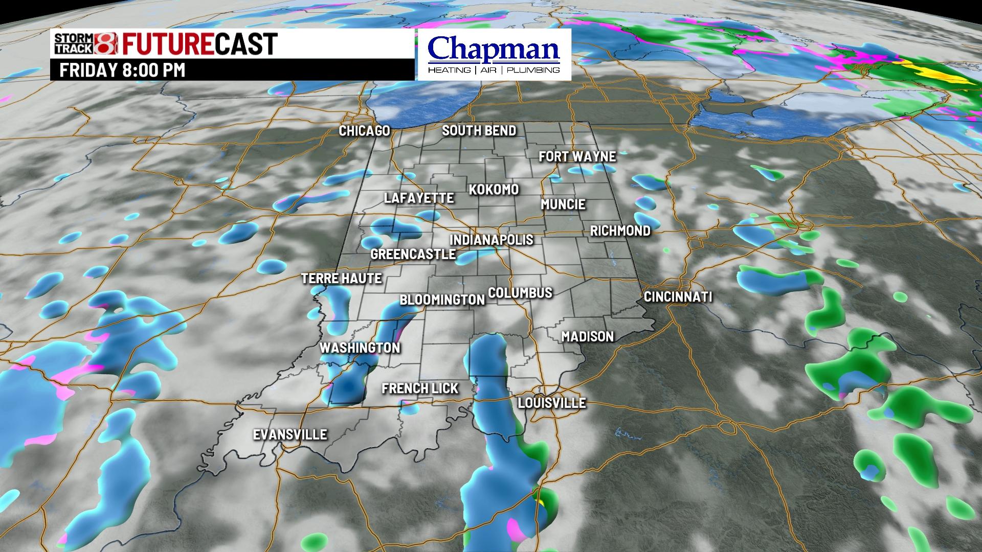Colder with more snow chances for the weekend - Indianapolis News ...