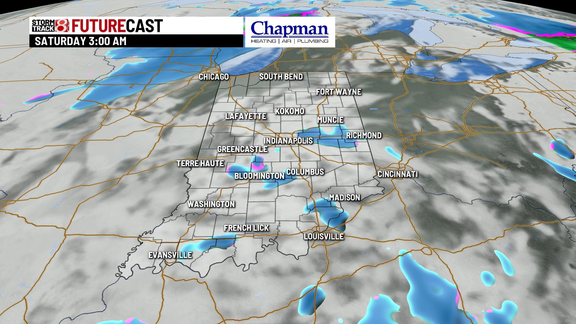 Colder with more snow chances for the weekend - Indianapolis News ...