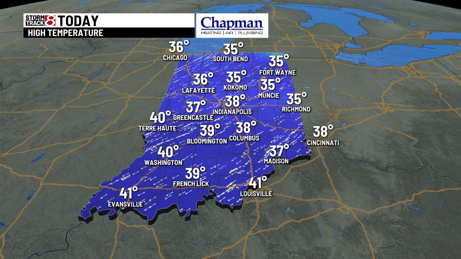 Cloudy and cool Thursday - Indianapolis News | Indiana Weather ...