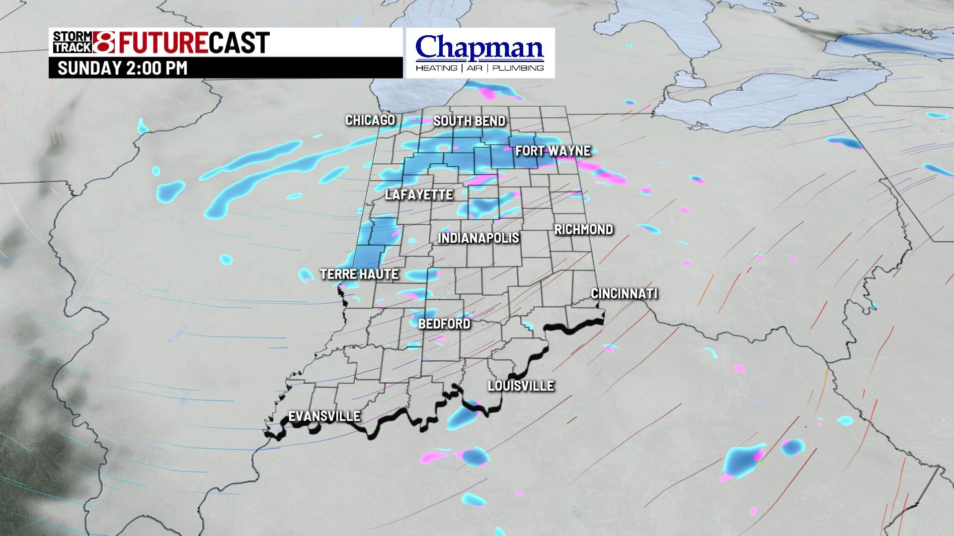 Another chance for snow on Sunday - Indianapolis News | Indiana Weather ...